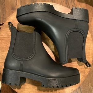 Jeffrey Campbell Black Rain Boot